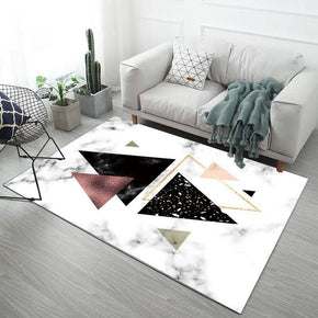 Light Luxury Triangle Pattern Modern Geometric Simplicity Rugs for Living Room Dining Room Bedroom