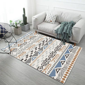 Moroccan Geometric Pattern Modern Simplicity Rugs for Living Room Dining Room Bedroom