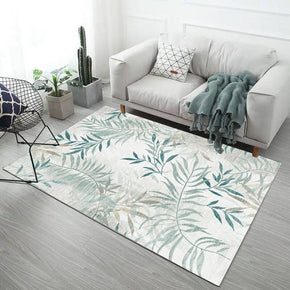 Fresh and Beautiful Leaves Pattern Modern Rugs for Living Room Dining Room Bedroom 04