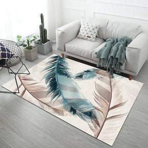 Lifelike Feathers Pattern Modern Concise Rugs for Living Room Dining Room Bedroom 05