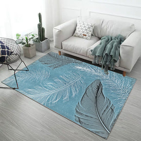 Lifelike Feathers Pattern Modern Concise Rugs for Living Room Dining Room Bedroom 06