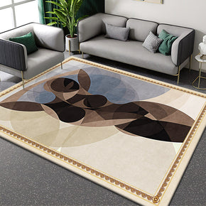 Overlay Geometric Pattern Modern Rug For Bedroom Living Room Sofa Rugs Floor Mat