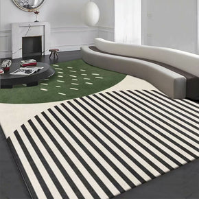 Simple Geometric Lines Pattern Modern Rug For Bedroom Living Room Sofa Rugs Floor Mat