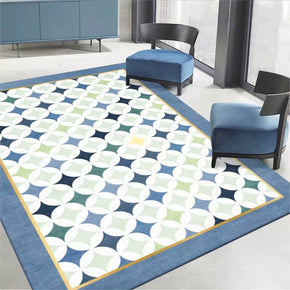 Circle Geometric Pattern Modern Rug For Bedroom Living Room Sofa Rugs Floor Mat