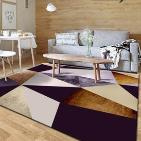 Multicolor Geometric Pattern Rugs for Living Room Dining Room Bedroom