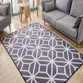 Polygonal Geometric Pattern Rugs for Living Room Dining Room Bedroom