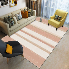 Modern Pink Print Area Rugs for Living Room Dining Room Bedroom Hall