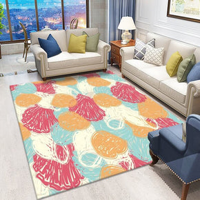 Multi-color Simple Pattern Area Rugs for Living Room Dining Room Bedroom Hall