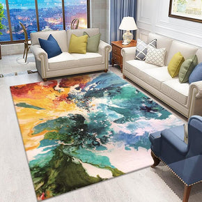 Multicolor Abstract Carpets Pattern Area Rugs for Living Room Dining Room Bedroom Hall