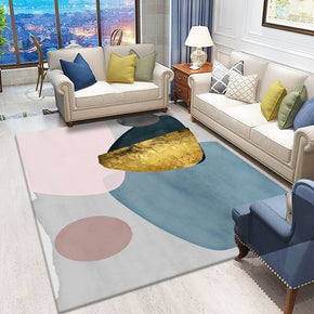 Simple Multicolor Modern Pattern Area Rugs for Living Room Dining Room Bedroom Hall