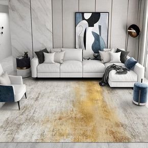 Yellow Water Ink Gradient Pattern Modern Abstract Rug For Bedroom Living Room Sofa Rugs Floor Mat