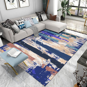 Colorful Water Ink Gradient Pattern Modern Abstract Rug For Bedroom Living Room Sofa Rugs Floor Mat