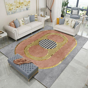 Elliptical Geometric Pattern Modern Simplicity Rug For Bedroom Living Room Sofa Rugs Floor Mat