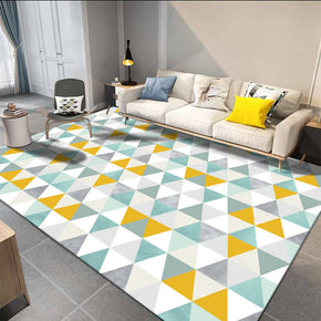 Tricolor Small Triangle Pattern Modern Simplicity Geometric Rug For Bedroom Living Room Sofa Rugs Floor Mat