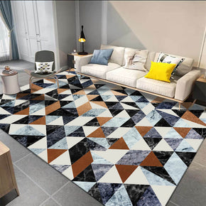 Four-color Small Triangle Pattern Modern Simplicity Geometric Rug For Bedroom Living Room Sofa Rugs Floor Mat