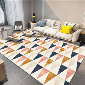 Four-color Isosceles Triangle Pattern Modern Simplicity Geometric Rug For Bedroom Living Room Sofa Rugs Floor Mat