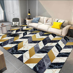 Three-color Marble Texture Parallelogram Pattern Modern Simplicity Geometric Rug For Bedroom Living Room Sofa Rugs Floor Mat