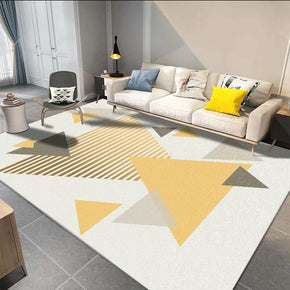 Beige Yellow Triangle Pattern Modern Simplicity Geometric Rug For Bedroom Living Room Sofa Rugs Floor Mat