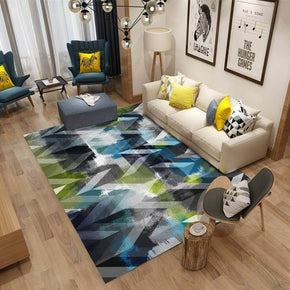 Ink Stained Geometric Figures Modern Simplicity Geometric Rug For Bedroom Living Room Sofa Rugs Floor Mat