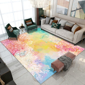 Colorful Gradient Abstract Pattern Modern Rug For Bedroom Living Room Sofa Rugs Floor Mat 06