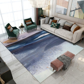 Abstract  Ink and Wash Gradient Pattern Modern Rug For Bedroom Living Room Sofa Rugs Floor Mat 02