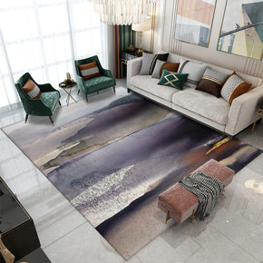 Abstract  Ink and Wash Gradient Pattern Modern Rug For Bedroom Living Room Sofa Rugs Floor Mat 03