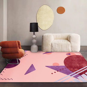 Geometric Color Block Pattern Modern Abstract Rug For Bedroom Living Room Sofa Rugs Floor Mat 01