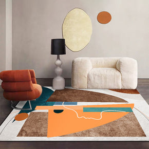 Geometric Color Block Pattern Modern Abstract Rug For Bedroom Living Room Sofa Rugs Floor Mat 03