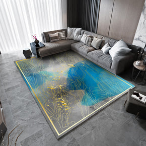 Beautiful Ink Abstract Gradient Pattern Modern Rug For Bedroom Living Room Sofa Rugs Floor Mat 07