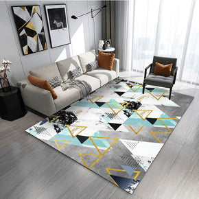 Many Kinds Triangle Geometric Pattern Modern Rug For Bedroom Living Room Sofa Rugs Floor Mat