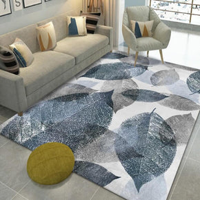 03 Leaves Pattern Area Rugs for Living Room Dining Room Bedroom Hall