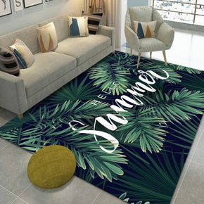 04 Leaves Pattern Area Rugs for Living Room Dining Room Bedroom Hall