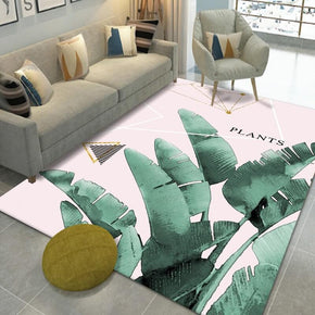 05 Leaves Pattern Area Rugs for Living Room Dining Room Bedroom Hall