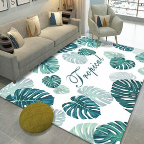 06 Leaves Pattern Area Rugs for Living Room Dining Room Bedroom Hall