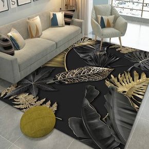 07 Leaves Pattern Area Rugs for Living Room Dining Room Bedroom Hall