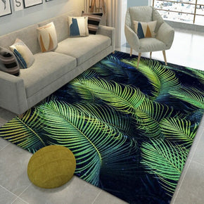 08 Leaves Pattern Area Rugs for Living Room Dining Room Bedroom Hall