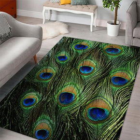 Gorgeous Feathers Patterns Modern Rug For Bedroom Living Room Sofa Rugs Floor Mat 02
