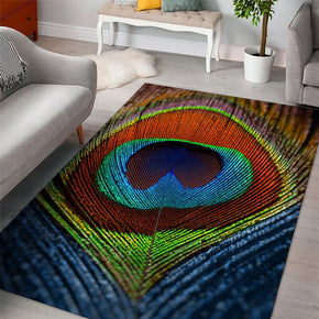 Gorgeous Feathers Patterns Modern Rug For Bedroom Living Room Sofa Rugs Floor Mat 03