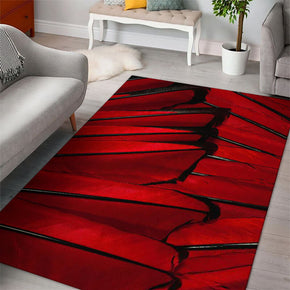 Gorgeous Feathers Patterns Modern Rug For Bedroom Living Room Sofa Rugs Floor Mat 08