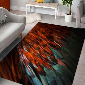 Gorgeous Feathers Patterns Modern Rug For Bedroom Living Room Sofa Rugs Floor Mat 09