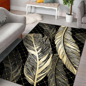 Gorgeous Feathers Patterns Modern Rug For Bedroom Living Room Sofa Rugs Floor Mat 11