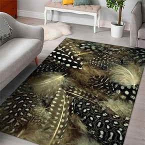 Gorgeous Feathers Patterns Modern Rug For Bedroom Living Room Sofa Rugs Floor Mat 13