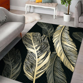Gorgeous Feathers Patterns Modern Rug For Bedroom Living Room Sofa Rugs Floor Mat 14