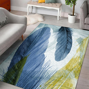 Gorgeous Feathers Patterns Modern Rug For Bedroom Living Room Sofa Rugs Floor Mat 21