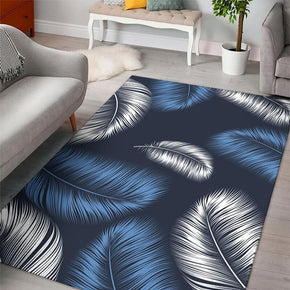 Gorgeous Feathers Patterns Modern Rug For Bedroom Living Room Sofa Rugs Floor Mat 22