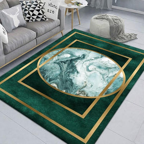 Green Light Luxury Geometric Pattern Modern Rugs For Living Room Dining Room Bedroom