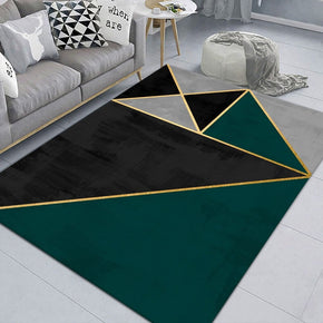 Tricolor Triangle Geometric Pattern Modern Rugs For Living Room Dining Room Bedroom