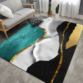 Three-color Abstract Pattern Modern Rugs For Living Room Dining Room Bedroom