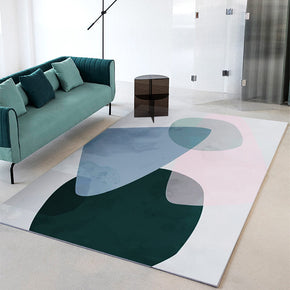 Multicolor Simple Abstract Color block Pattern Rugs For Living Room Dining Room Bedroom 01