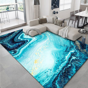Concise Water Ink Stitching Pattern Modern Carpets For Bedroom Living Room Sofa Rugs 08